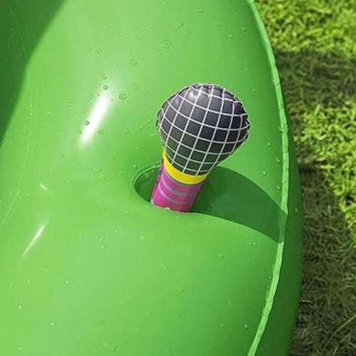 مسبح مدينة المرح القابل للنفخ مع زحليقة ورشاش مياه