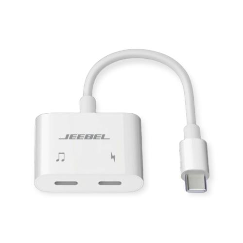 محول USB-C متعدد المنافذ من JEEBEL - شحن واستماع م...