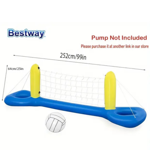 طقم كرة طائرة مائي قابل للنفخ من Bestway 244×64 سم...