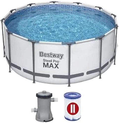 مسبح بست واي ستيل برو ماكس الدائري 366x76 سم - 915...