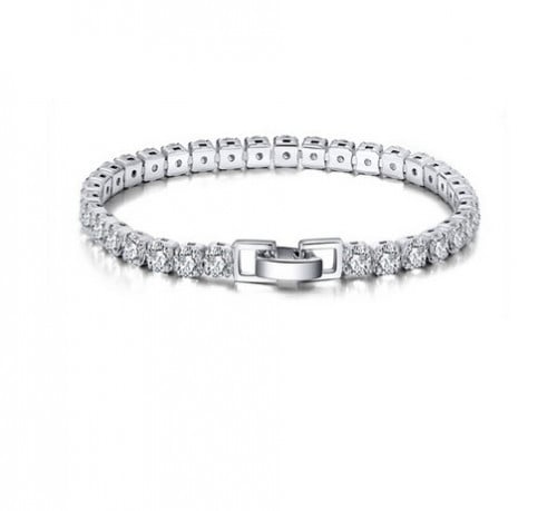 اسوارة تينيس من الفضة الاسترليني عيار 925 والزيركو...