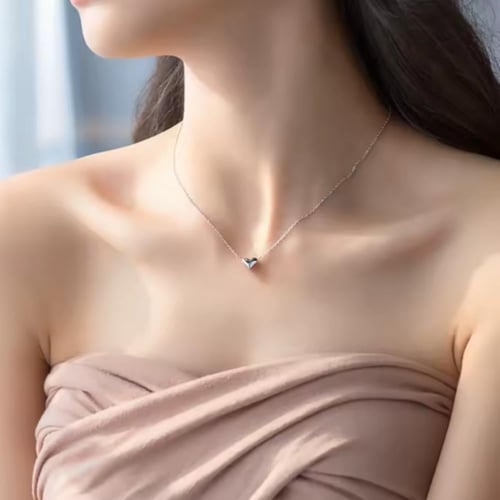 سلسلة نبض، قلب صغير من الفضة الاسترليني عيار 925