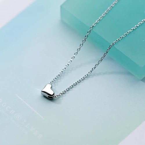 سلسلة نبض، قلب صغير من الفضة الاسترليني عيار 925