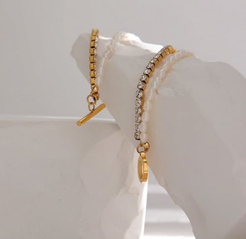 اسوراة باروك ذهبية من الستانلس ستيل مضاد للصدأ