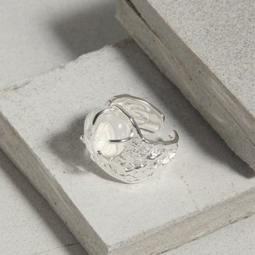 خاتم فينوس من الفضة الاسترليني عيار 925 مزينة بالك...