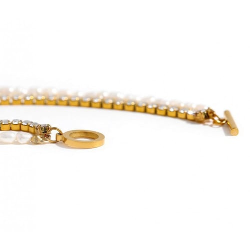 اسوراة باروك ذهبية من الستانلس ستيل مضاد للصدأ