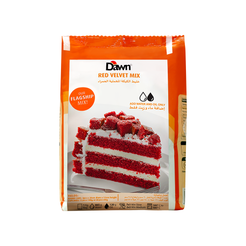 دون خليط الكيكة الإسفنجية المخملية الحمراء رد فلفت...