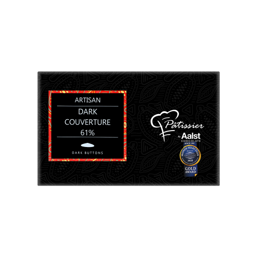 ألست شوكولاتة كوفرتور أقراص دارك 61% 5 كجم