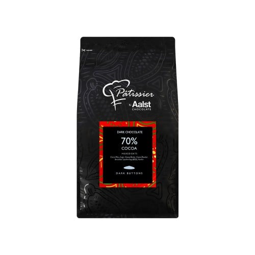 ألست شوكولاتة كوفرتور أقراص دارك 70% 2.5 كجم