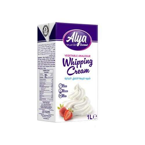 عليا جورميه شبيه كريمة الخفق النباتية 1 لتر