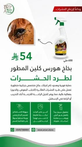 بخاخ هورس كلين للذباب-650 مل