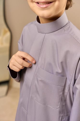 ثوب ملون صيفي شبابي اليد ساده والرقبه سادة من مقاس...