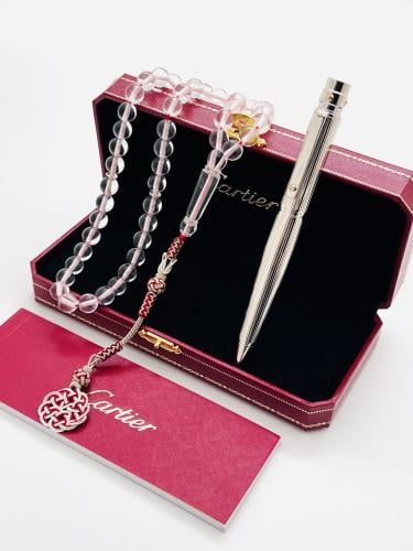 طقم سبحه مع قلم كارتير