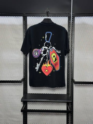 تيشيرت اوفر سايز CATCH لون أسود