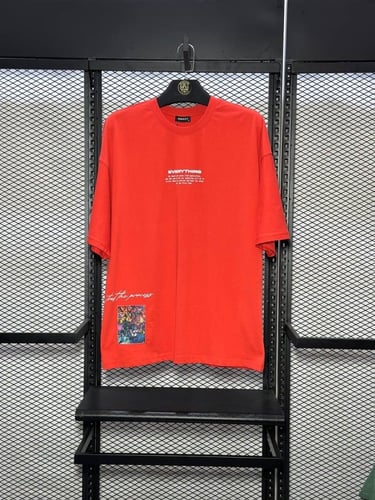 تيشيرت اوفر سايز BREEZY اللون الاورنج