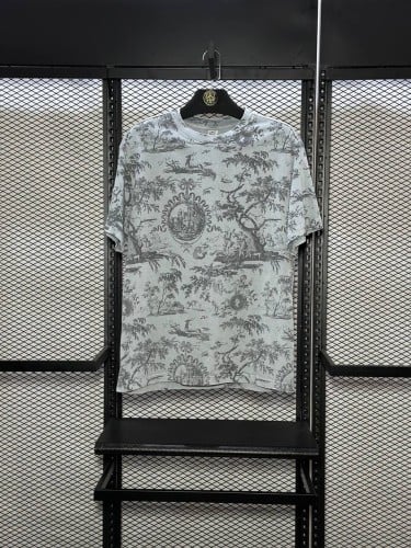 تيشيرت اوفر سايز CATCH لون أبيض مشجّر