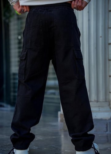 جنز اوفر سايز لون أسود