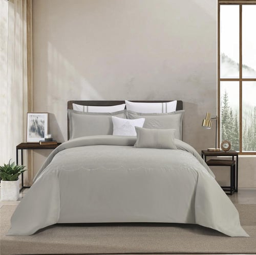 لحاف بهاء ملكي 8 قطع قطن 100% مطرز