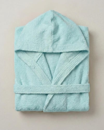 أزرق سماوي روب حمام | ألوان الربيع