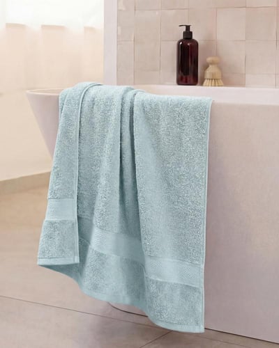 طقم مناشف 100% قطن 3 قطع | أزرق فاتح