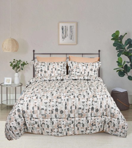 طقم لحاف جراني صيفي بوجهين - مايكروفايبر