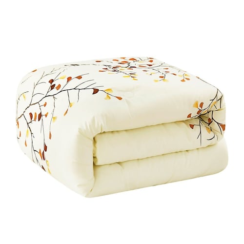 مفرش لاتيه مطرز أنيق - مايكروفايبر