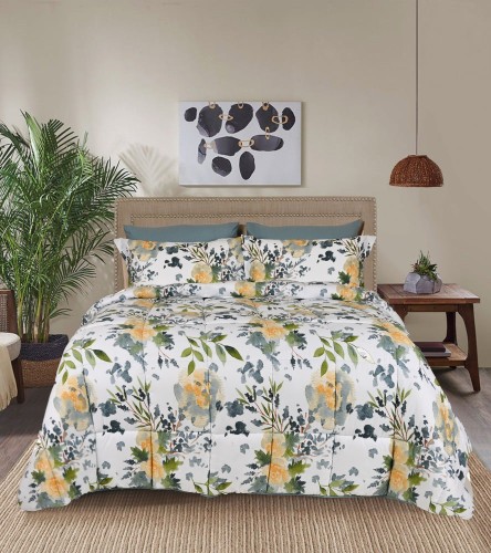 طقم لحاف بوجهين من أنساج