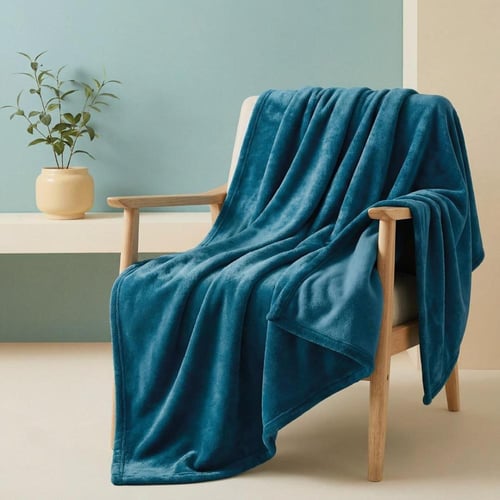 بطانية ٤ قطعة مخمل فائقة النعومة - بلانكت