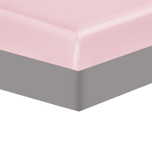 طقم لحاف أنساج منقش بالورد | زهري