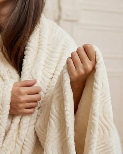 بطانية أنساج منقوشة النعومة