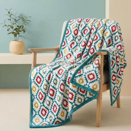 بطانية مخمل فائقة النعومة تصميم مشجر