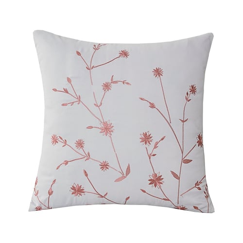 مفرش وايت مطرز أنيق - مايكروفايبر