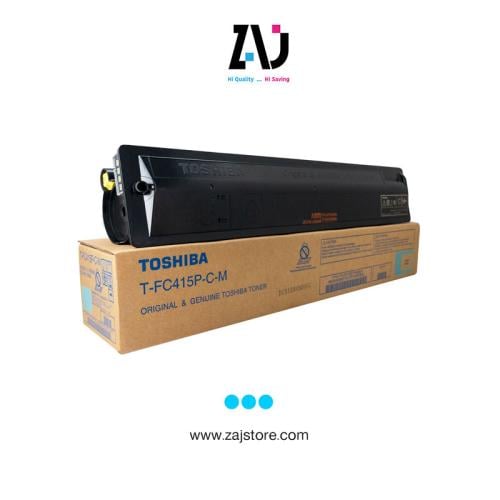 حبر طابعة توشيبا أصلي Toshiba T-FC415P-C-M - أزرق