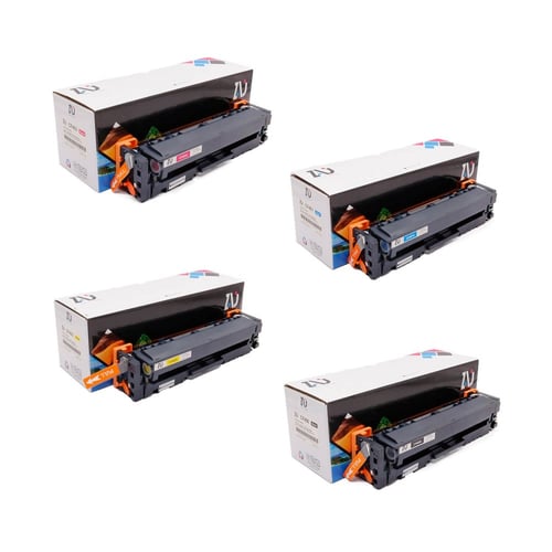 طقم حبر طابعة hp 201A ملون CF400A CF401A CF402A CF...