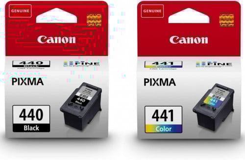 طقم حبر كانون 440 اسود 441 ملون