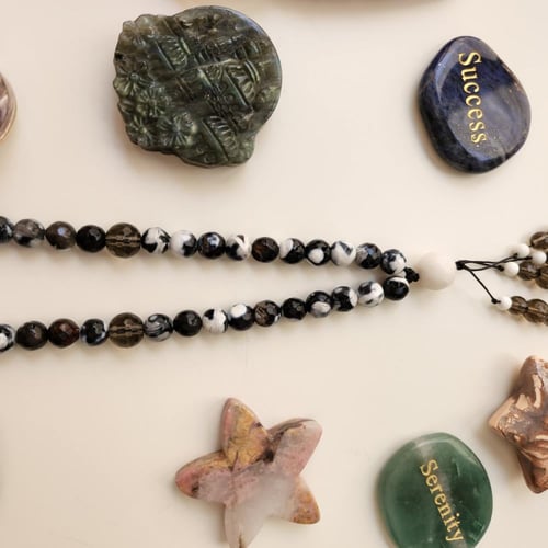 سبحة فخامة الأناقة من حجر أوركا آقِت المصقول Orca...