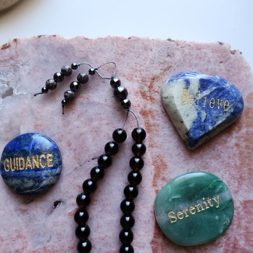 سبحة السموكي كوارتز Smokey Quartz و عين النمر Tige...