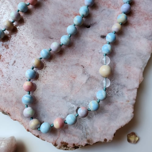 عقد فخم أقيت ألآشان Alashan Agate ،وقلب الحب من ال...