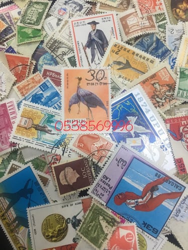 1000 طابع بريدي من مختلف أنحاء العالم( طوابع مميزه...