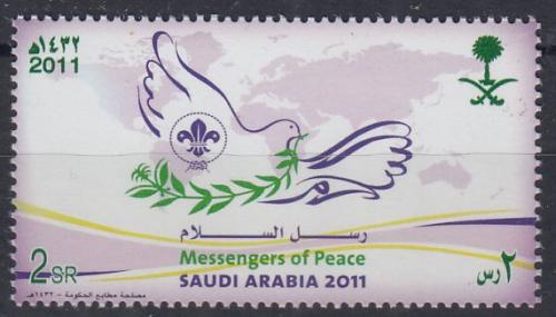 طوابع التجمع العالمي للكشافة -2011م -إصدار كامل