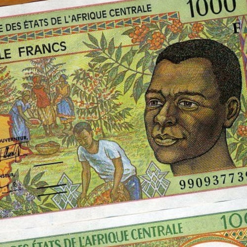 تشاد فئة 1000 فرنك وسط افريقيا أنسر