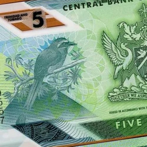 جزر ترينيداد وتوباغو فئة 5 دولار أنسر (بوليمر)