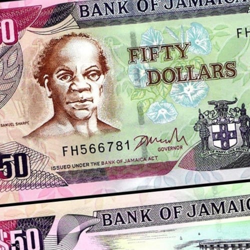 جامايكا فئة 50 دولار أنسر اصدار قديم