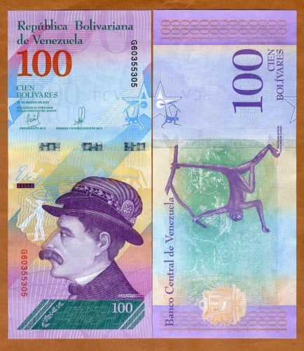 فنزويلا فئة 100 بوليفار أنسر