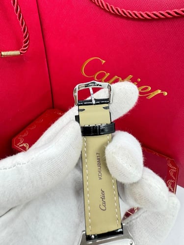 ساعه كارتير جلد سانتوس