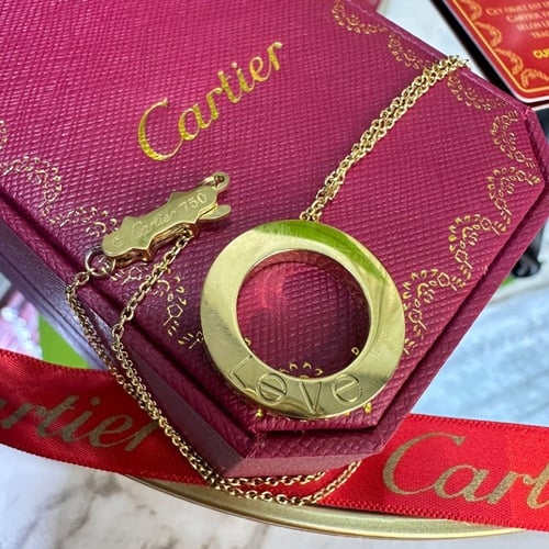 سلسال كارتير فصوص ذهبي ماستر