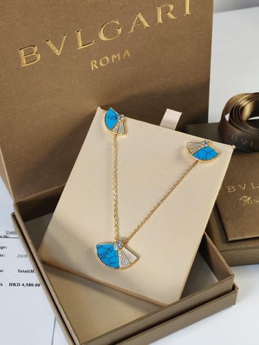 طقم بولغاري سلسال وحلق