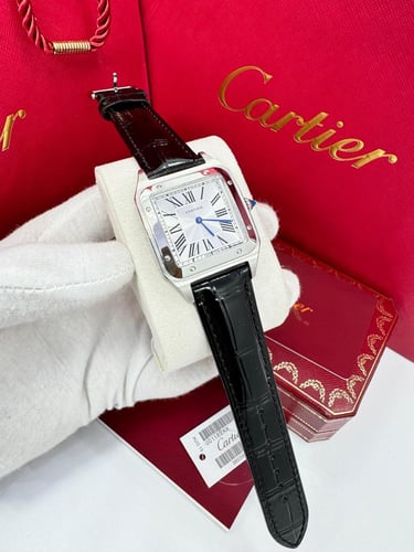 ساعه كارتير جلد سانتوس