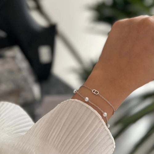 اسواره ديور مع لولو بلونين ذهبي فضي