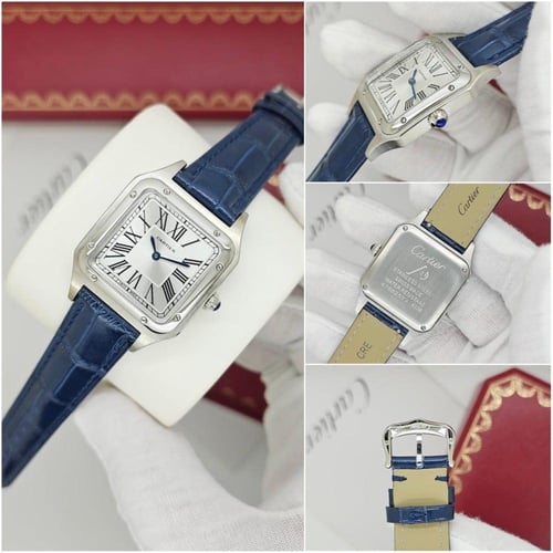 ساعه كارتير سانتوس جلد رجالي نسائي